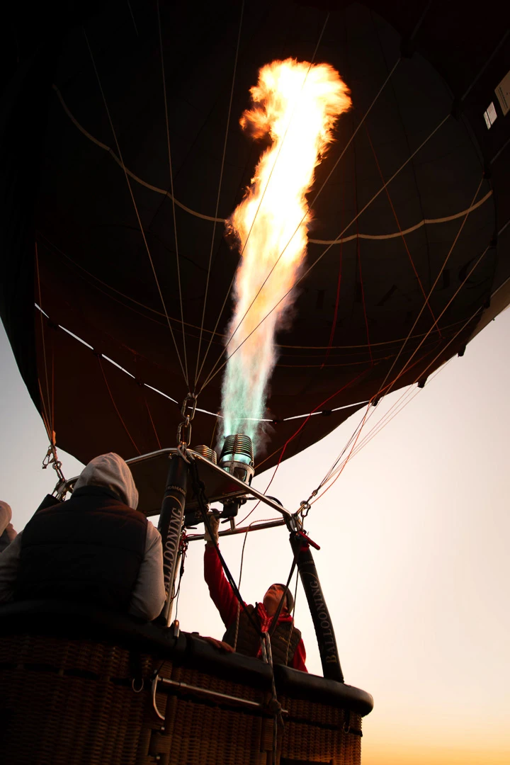 Portrait professionnel métier pilote de montgolfière pour le forfait focus